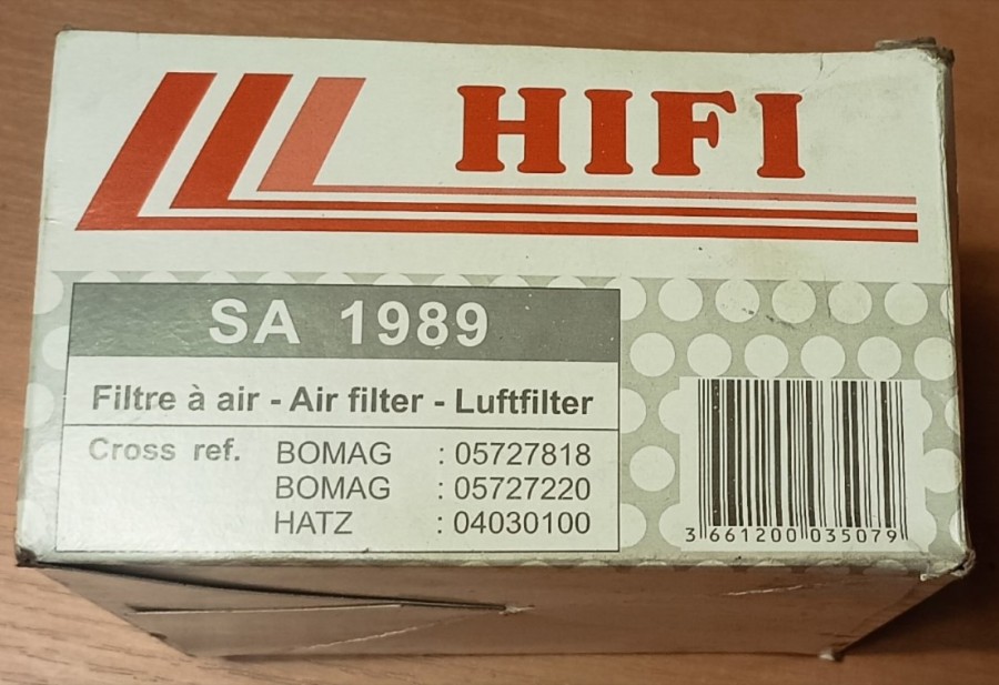 Oro filtro elementas SA1989 Hifi []